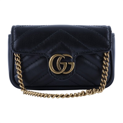 古馳 GUCCI GG Marmont 迷你 卡包 手拿包 575161 DTDCT 黑MARMONT MINI 原廠盒子/防塵袋