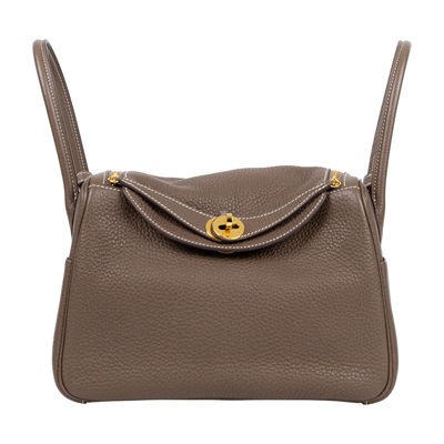 愛馬仕 Hermes Lindy 琳迪包 26 LD26 YPY860AS Y刻 深棕金扣LINDY26 原廠盒子/防塵袋/雨衣