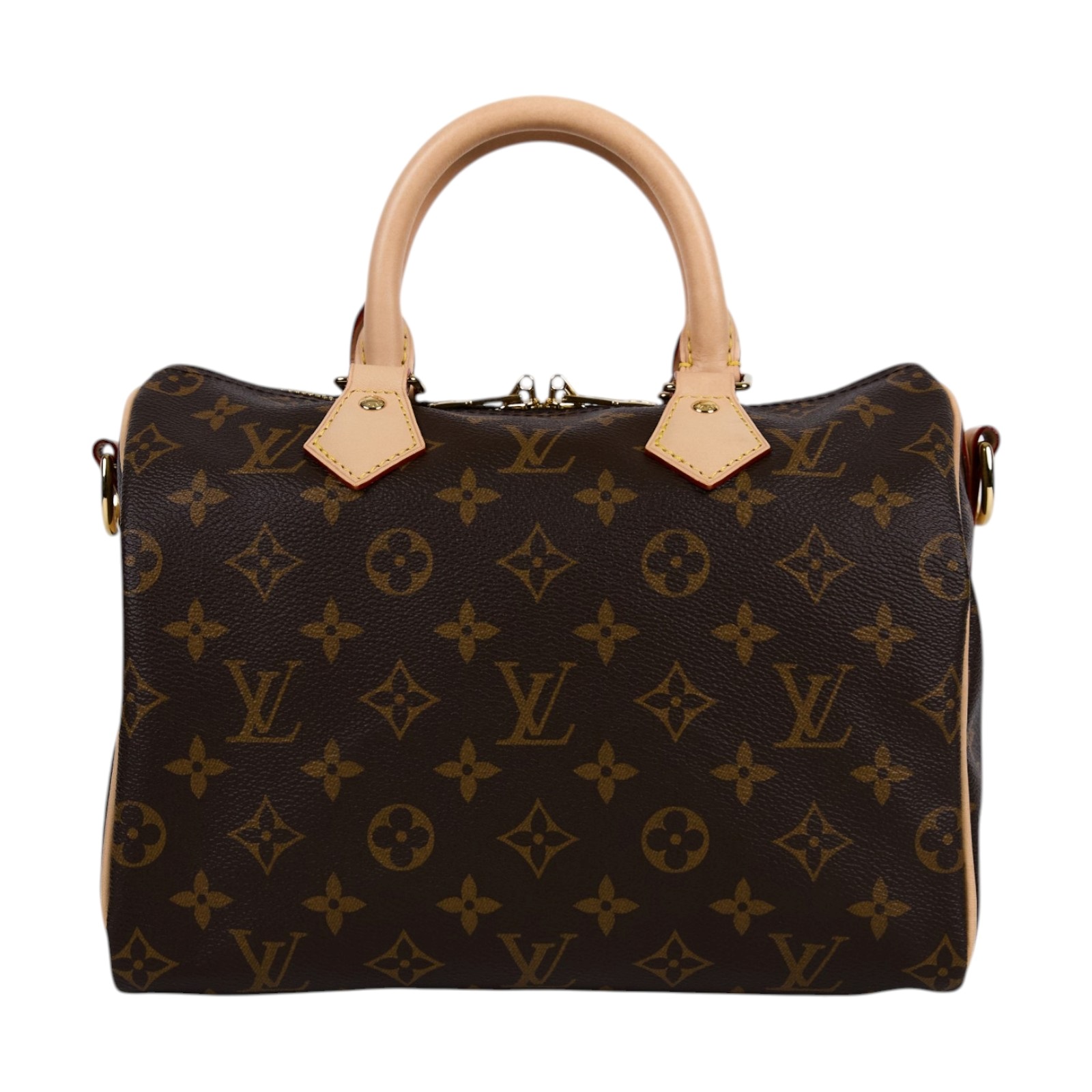 路易威登 LOUIS VUITTON Speedy Bandoulière 25  波士頓包 手提包 經典帆布 M46977 晶片款  防塵袋/鎖頭/鑰匙
