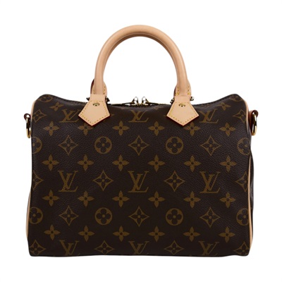 路易威登 LOUIS VUITTON Speedy Bandoulière 25  波士頓包 手提包 經典帆布 M46977 晶片款  防塵袋/鎖頭/鑰匙