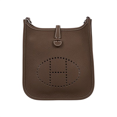 愛馬仕 Hermes Evelyne 16 Amazone bag 伊芙琳包 大象灰 深藍 銀色五金 H069426CKBF /Z-10-SBZ  原廠盒子/防塵袋/購買證明