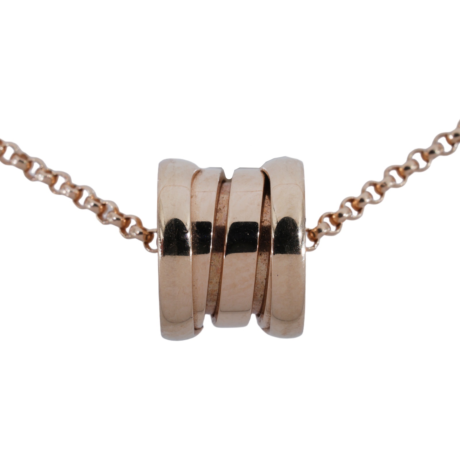 寶格麗 BVLGARI B.zero1 項鏈 357255 K18RG B.ZERO1 MINI項鍊 保書