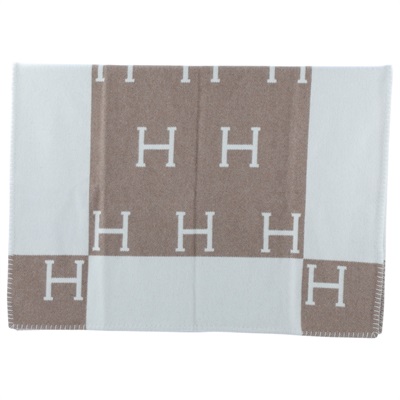 愛馬仕 Hermes Avalon 嬰兒毛毯 中榛子色 H102704Mv11  卡其Avalon嬰兒毛毯 原廠盒子