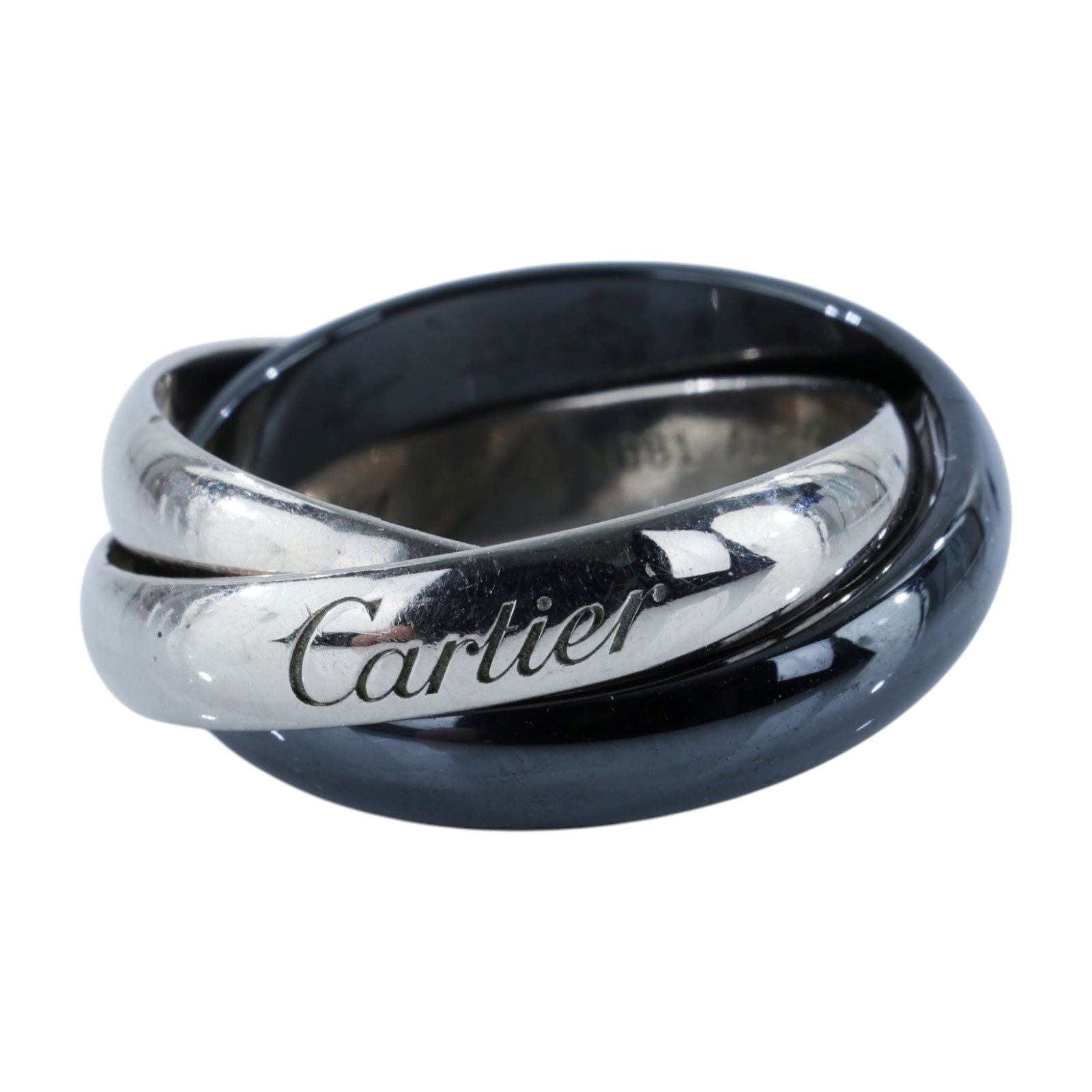 卡地亞 CARTIER Trinity 戒指 陶瓷 經典款 B4234149 三環戒 原廠盒子
