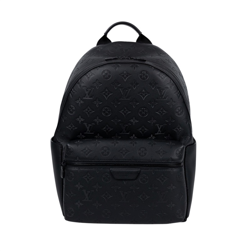路易威登 LOUIS VUITTON Discovery 後背包 黑色 M46553 晶片款 黑壓花Discovery 背包 PM 原廠盒子/防塵袋