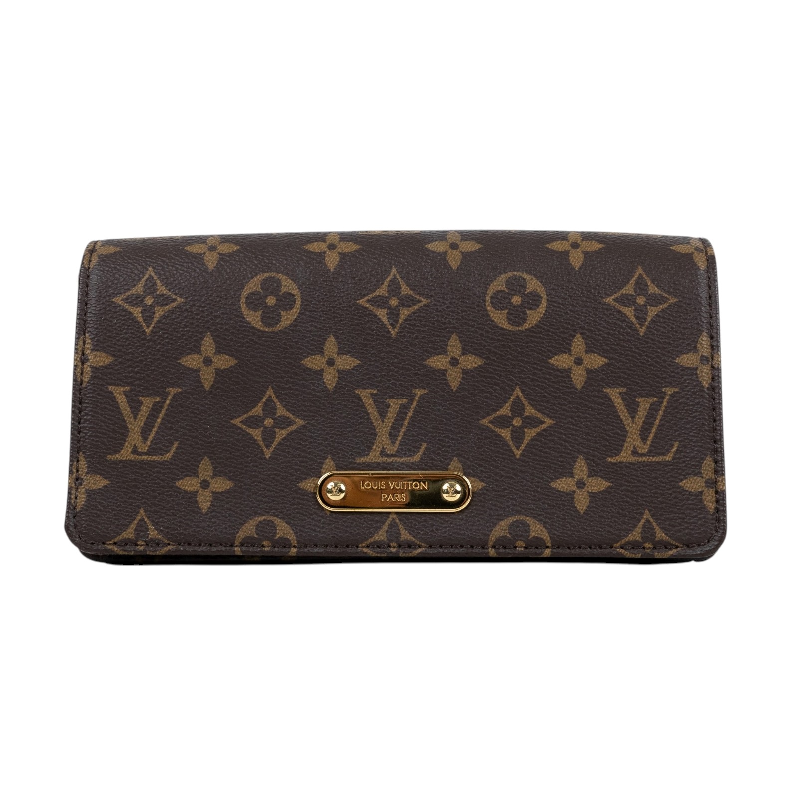 路易威登 LOUIS VUITTON Wallet On Chain Lily 三合一 斜挎包 經典原花 帆布 錢包 M82509 晶片款  鏈帶