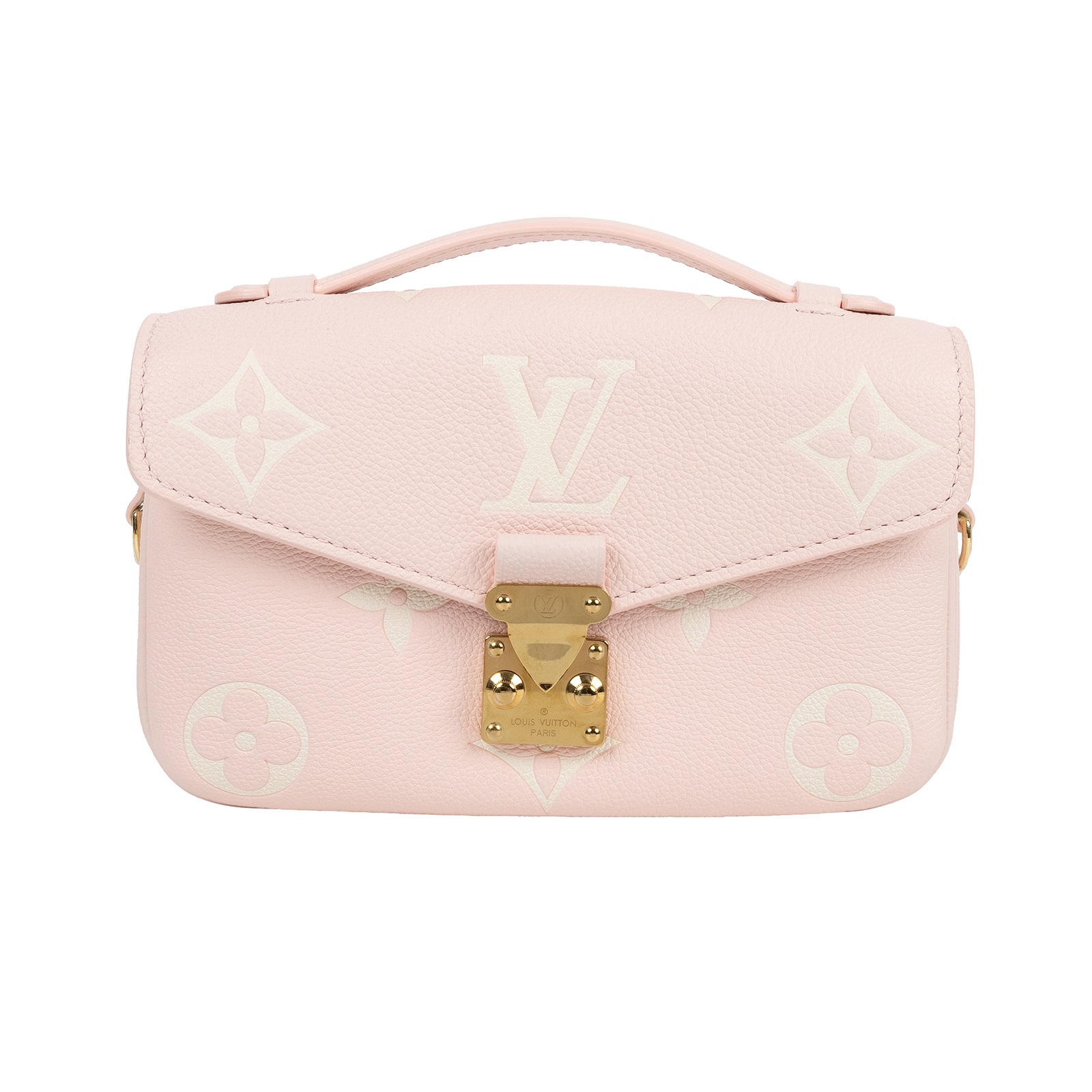 路易威登 LOUIS VUITTON Pochette Métis East West 鏈條 郵差包 腋下單肩包 黑色 米色 M46596 晶片款  防塵袋/背帶