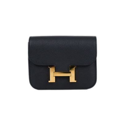 愛馬仕 Hermes Constance Slim 錢包 康康包 短夾 金色五金 黑色 H082060CC89 /Z MZ 005 BN  內袋/原廠盒子/防塵袋/購買證明