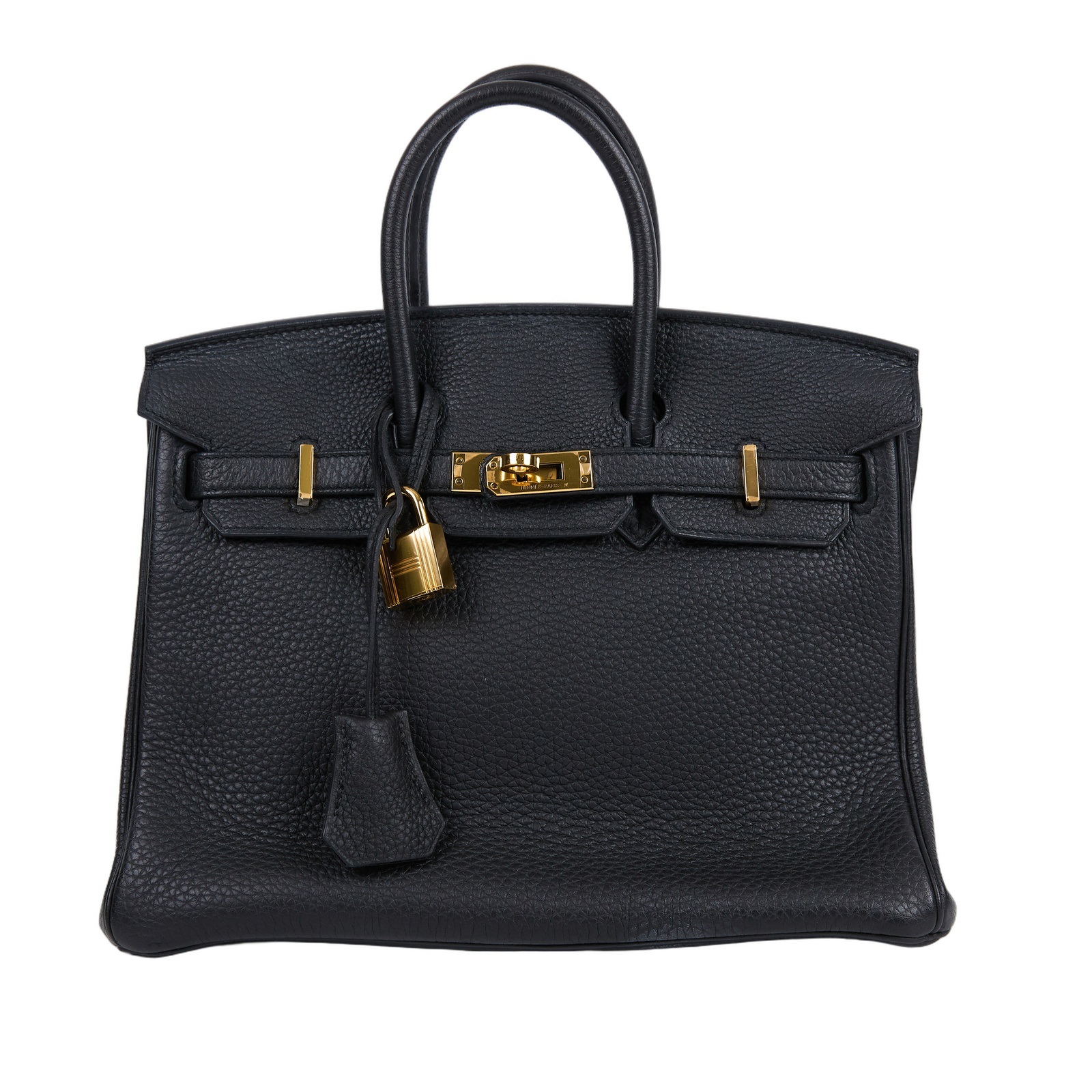 愛馬仕 Hermes Birkin Bag 柏金包 25 BK25 CCT919DT C刻 黑BIRKIN25 防塵袋/鎖組/雨衣