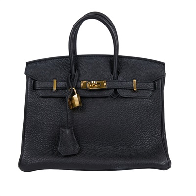 愛馬仕 Hermes Birkin Bag 柏金包 25 BK25 CCT919DT C刻 黑BIRKIN25 防塵袋/鎖組/雨衣