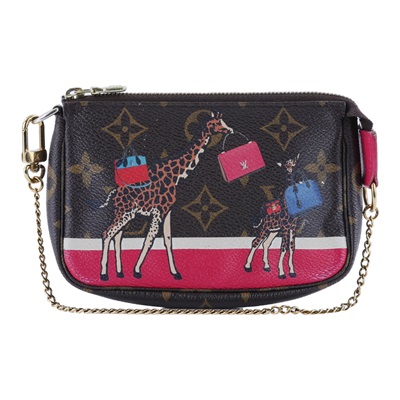 路易威登 LOUIS VUITTON Mini Pochette Accessoires 麻將包 手提包 手拿包 M62087  防塵袋