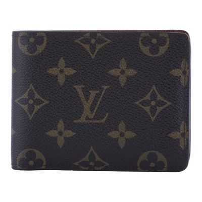 路易威登 LOUIS VUITTON Multiple 經典帆布 錢包 短夾 M60895 晶片款 原花MULTIPLE二折短夾 原廠盒子/防塵袋(晶片消磁)