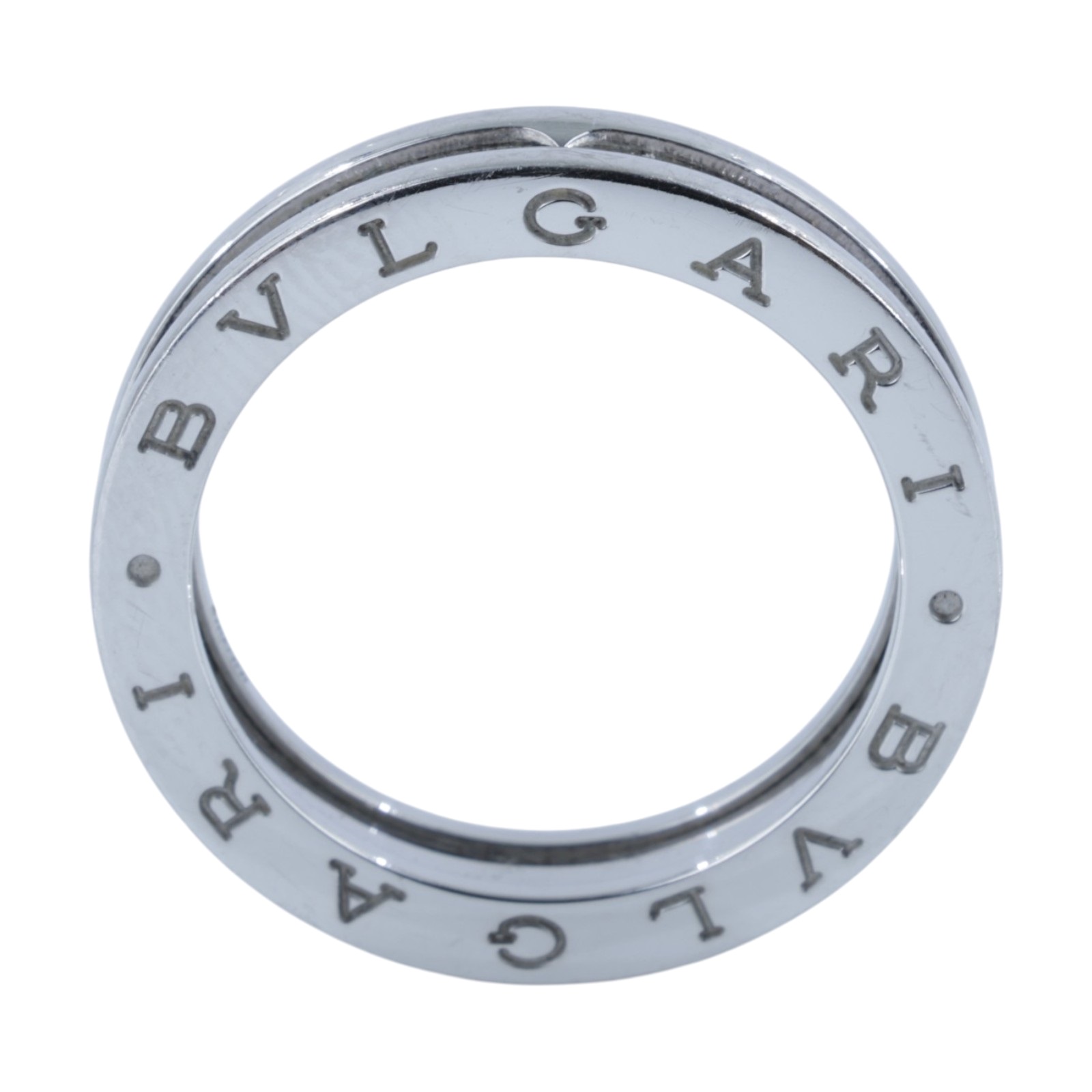 寶格麗 BVLGARI B.zero1 Ring 戒指 白金 336032 WG B.ZERO1 單圈戒指#62 原廠盒子/保書/購買證明
