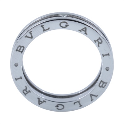 寶格麗 BVLGARI B.zero1 Ring 戒指 白金 336032 WG B.ZERO1 單圈戒指#62 原廠盒子/保書/購買證明