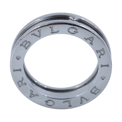 寶格麗 BVLGARI B.zero1 Ring 戒指 白金 336021 WG B.ZERO1 單圈戒指#51 原廠盒子/保書/購買證明