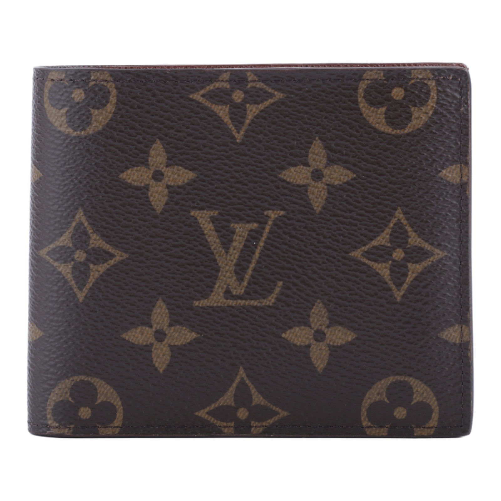 路易威登 LOUIS VUITTON Marco 錢包 短夾 M62288 晶片款 棕原花對折短夾 原廠盒子/防塵袋/購買證明