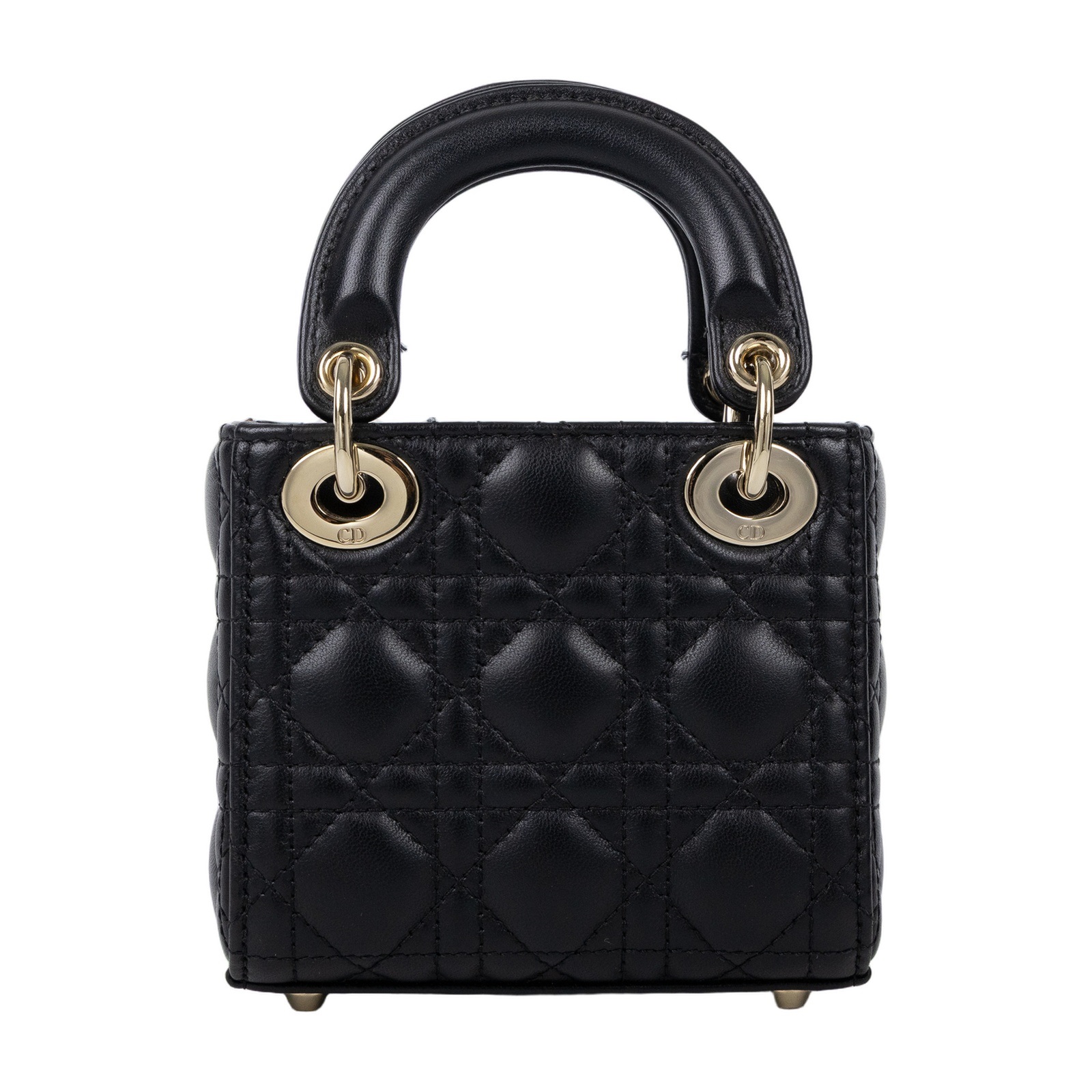 迪奧 CHRISTIAN DIOR Lady Dior 微型包 手提 肩背包 S0856ONGE  原廠盒子/防塵袋/購買證明/背帶/保證卡