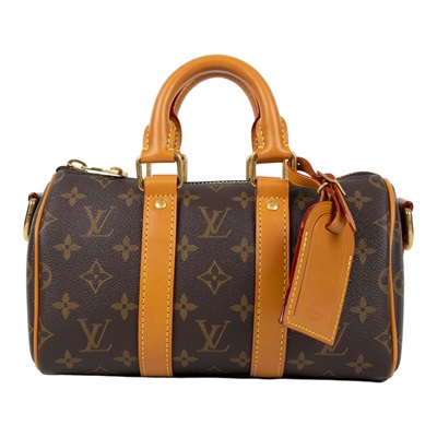 路易威登 LOUIS VUITTON Louis Vuitton Keepall Bandoulière 25 旅行包 M28957 晶片款  原廠盒子/防塵袋/購買證明/背帶/吊牌