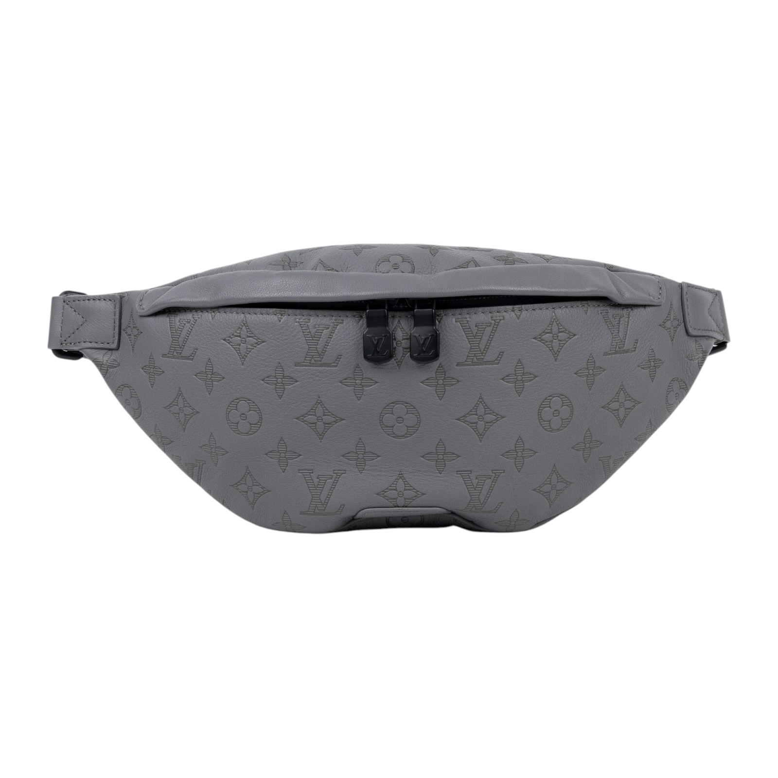 路易威登 LOUIS VUITTON Discovery 腰包 灰色 M46108 晶片款 灰壓花DISCOVERY腰包 無附屬品