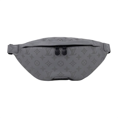 路易威登 LOUIS VUITTON Discovery 腰包 灰色 M46108 晶片款 灰壓花DISCOVERY腰包 無附屬品