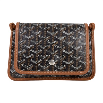 高雅德 GOYARD Plumet Pocket Wallet 肩背 隨身錢包 PLUMETPMLTY 咖黑PLUMET 防塵袋