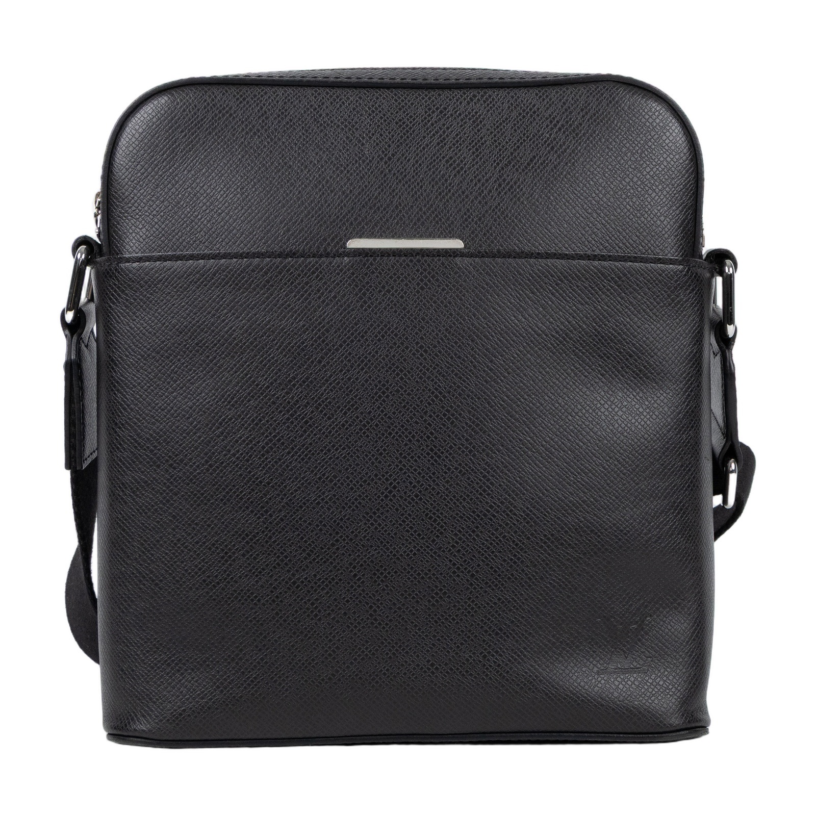 路易威登 LOUIS VUITTON Taiga Anton 斜背包 單肩包 郵差包 小號 M33431 黑色taiga斜背包 防塵袋