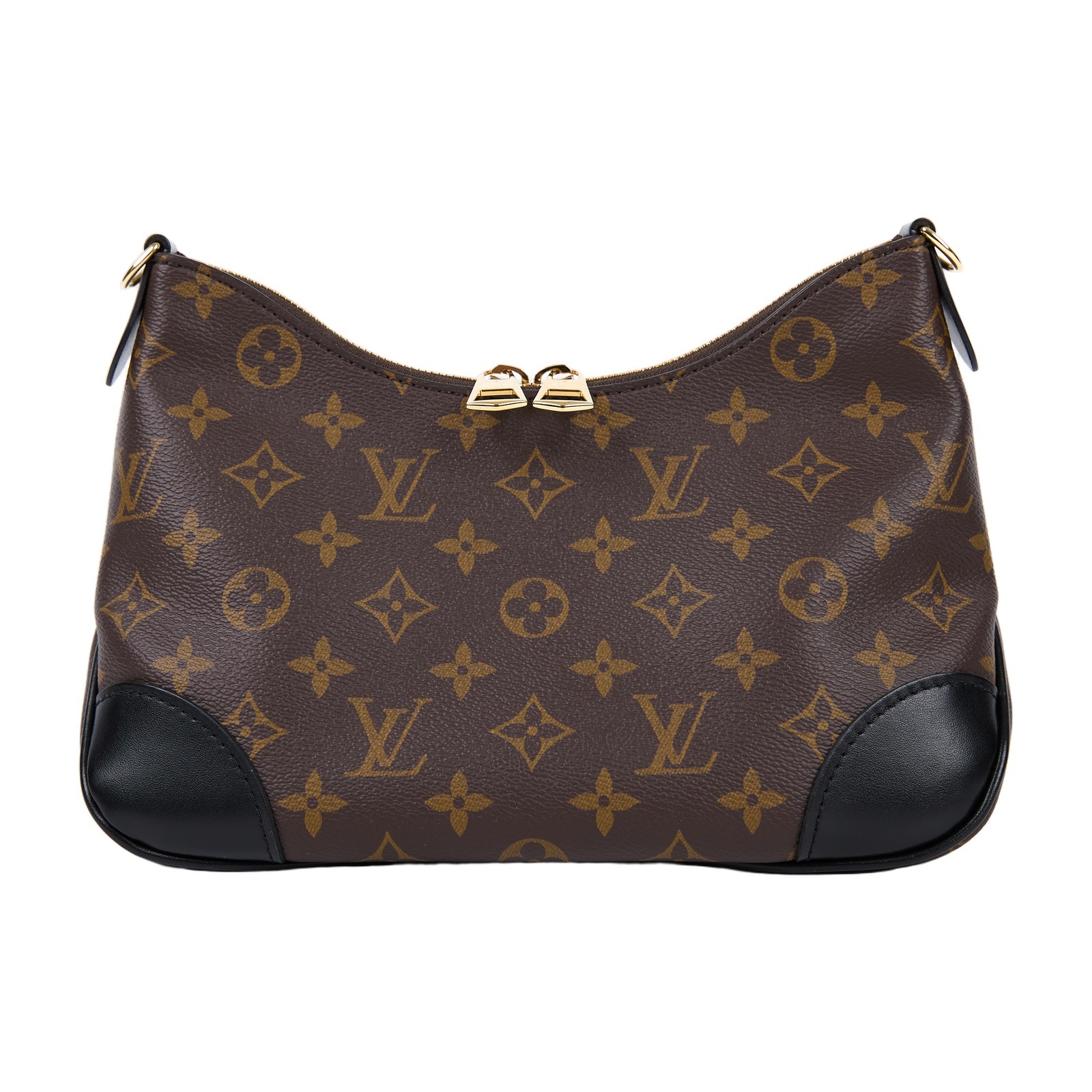 路易威登 LOUIS VUITTON Boulogne 黑色 牛角包 手提 斜肩背包 M45831 晶片款 黑Boulogne PM 原廠盒子/防塵袋/背帶