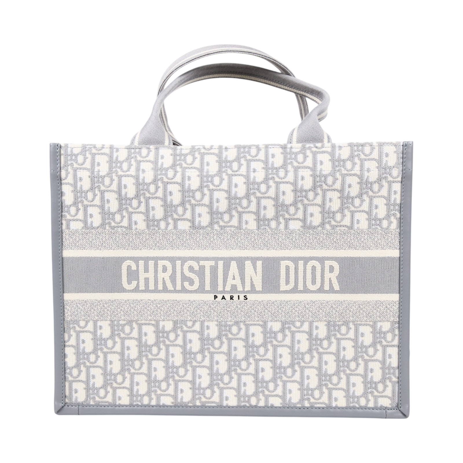 迪奧 CHRISTIAN DIOR Book Tote 中型 托特包 M1324CZBB  原廠盒子/防塵袋/購買證明/背帶/保證卡