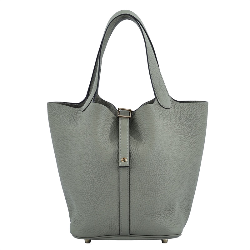 愛馬仕 Hermes Picotin Lock 22 菜籃子包 PT22 U MI 011 IA U刻 鼠尾草灰金扣PICOTIN22 原廠盒子/防塵袋2/鎖組