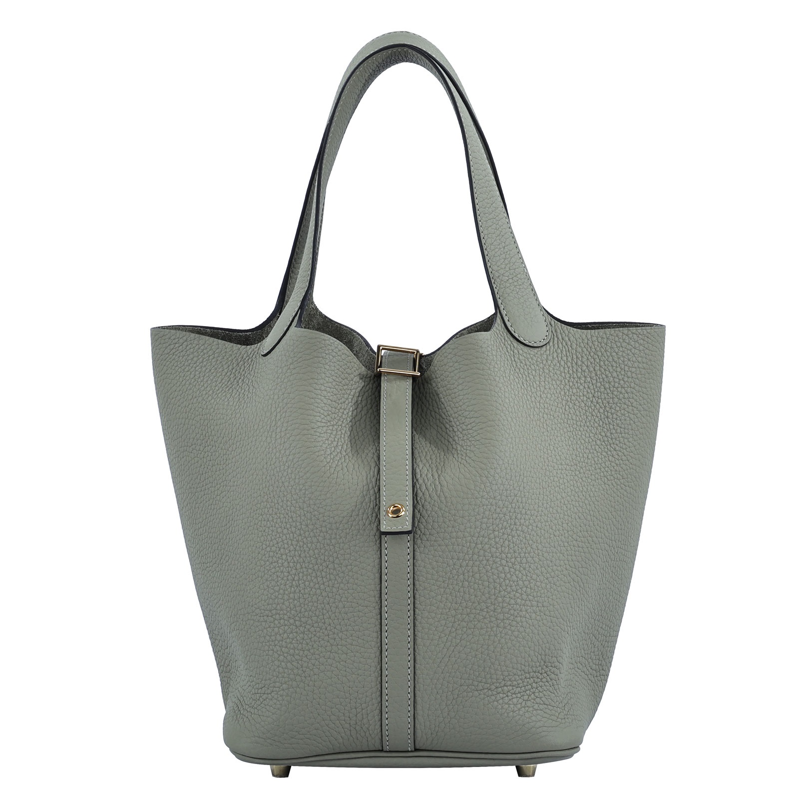 愛馬仕 Hermes Picotin Lock 22 菜籃子包 PT22 U MI 011 IA U刻 鼠尾草灰金扣PICOTIN22 原廠盒子/防塵袋2/鎖組