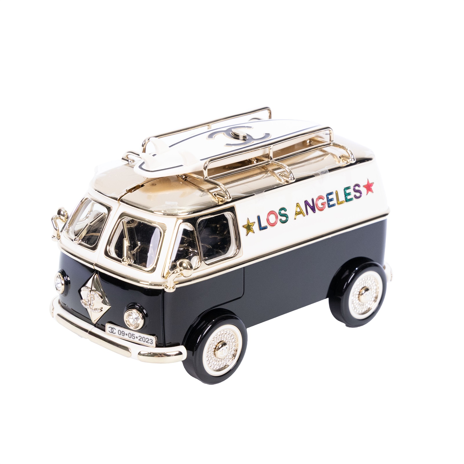 香奈兒 CHANEL 限量版 小巴士 單肩包 AS4590 休旅車硬殼包 23/24度假系列包 防塵袋