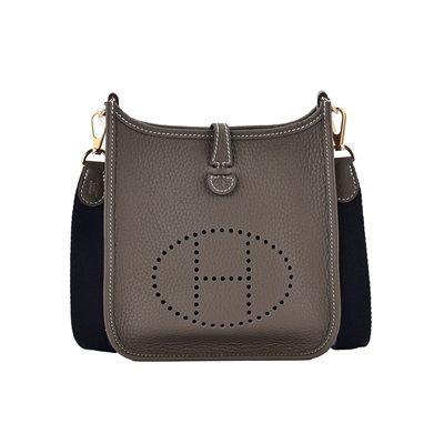 愛馬仕 Hermes Evelyne Bag 伊芙琳包 TPM EVTPM U MN 010 KD  原廠盒子/防塵袋2/背帶