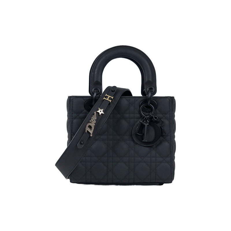 迪奧 CHRISTIAN DIOR Lady Dior My ABCDior 小型 肩背 手提包 羊皮 M0538SLOI  原廠盒子/防塵袋/保證卡/背帶/購買證明/發票