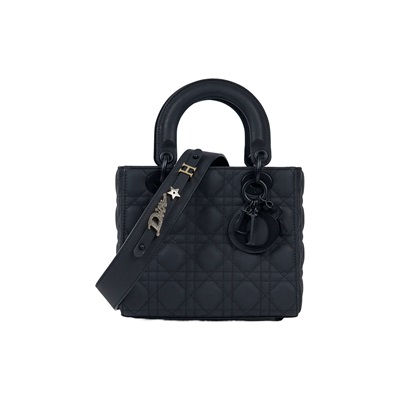迪奧 CHRISTIAN DIOR Lady Dior My ABCDior 小型 肩背 手提包 羊皮 M0538SLOI  原廠盒子/防塵袋/保證卡/背帶/購買證明/發票