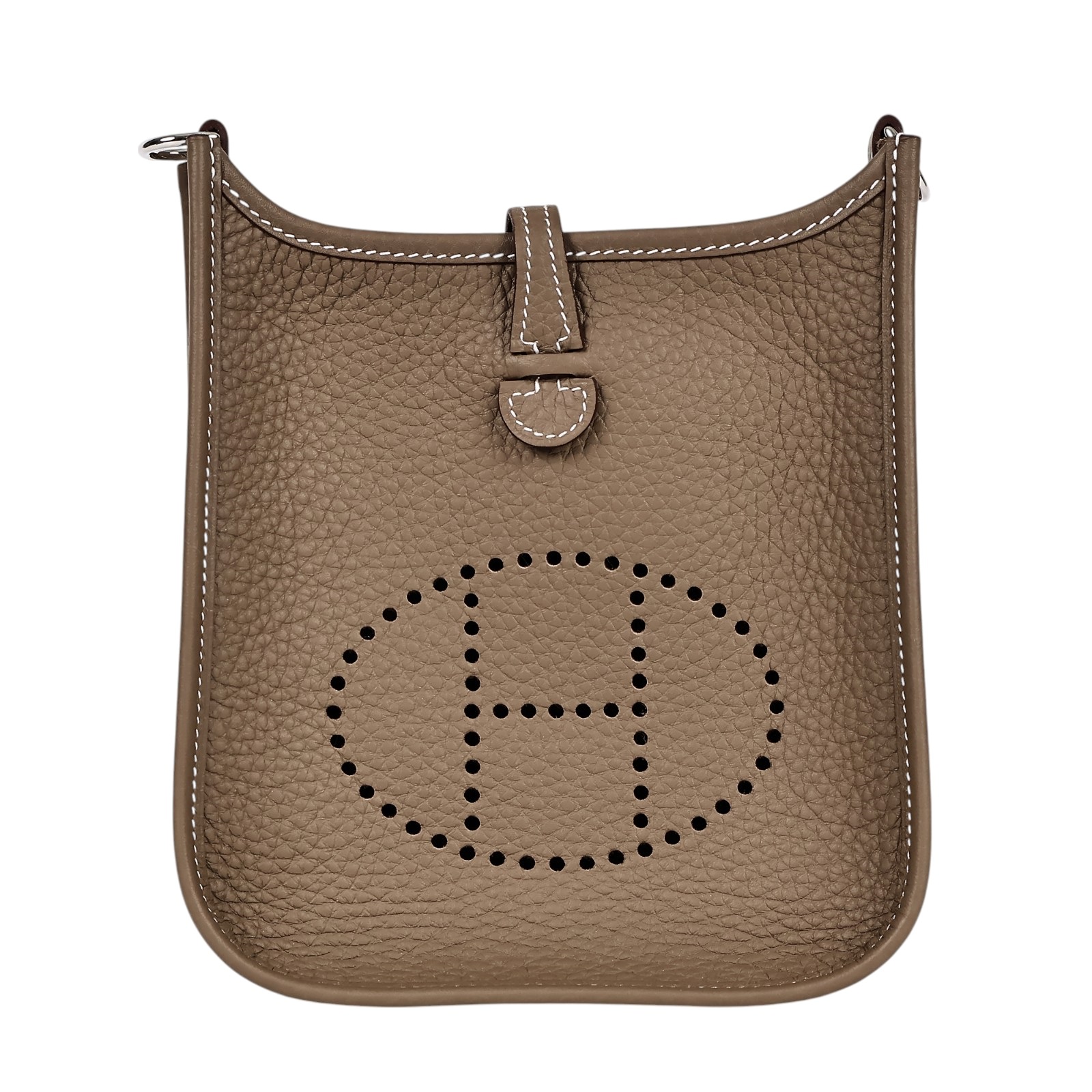 愛馬仕 Hermes Evelyne Bag Mini 伊芙琳包 Evelyne 16 EV16 K BS 001  原廠盒子/防塵袋/背帶