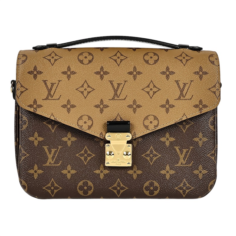 路易威登 LOUIS VUITTON Pochette Métis 拚色設計 釦式 手提 斜背包 M44876  原廠盒子/背帶/購買證明