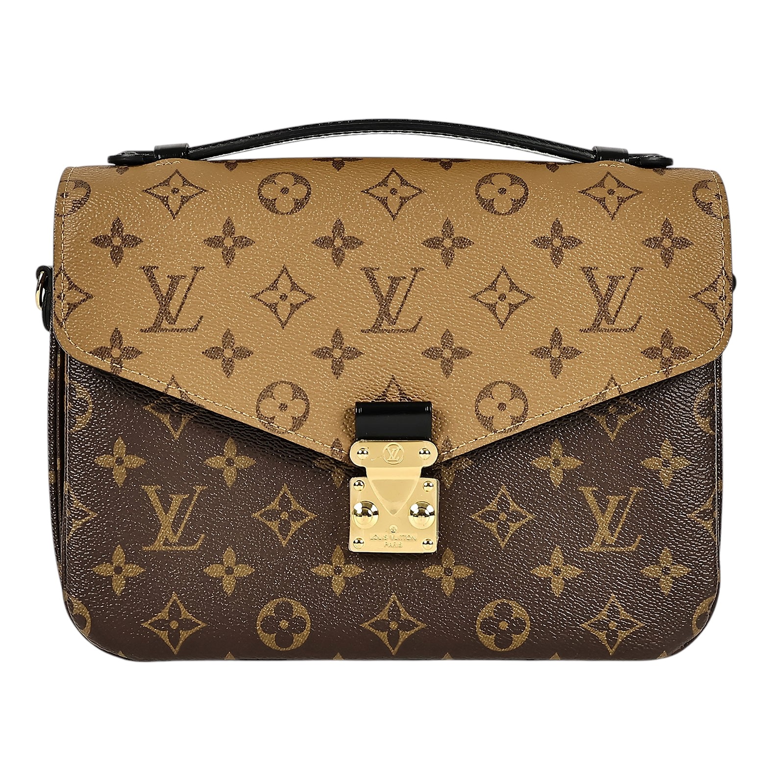 路易威登 LOUIS VUITTON Pochette Métis 拚色設計 釦式 手提 斜背包 M44876  原廠盒子/背帶/購買證明