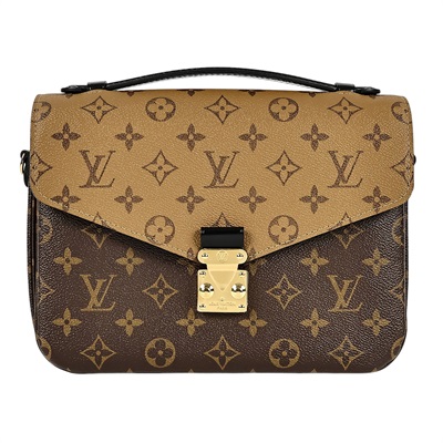 路易威登 LOUIS VUITTON Pochette Métis 拚色設計 釦式 手提 斜背包 M44876  原廠盒子/背帶/購買證明