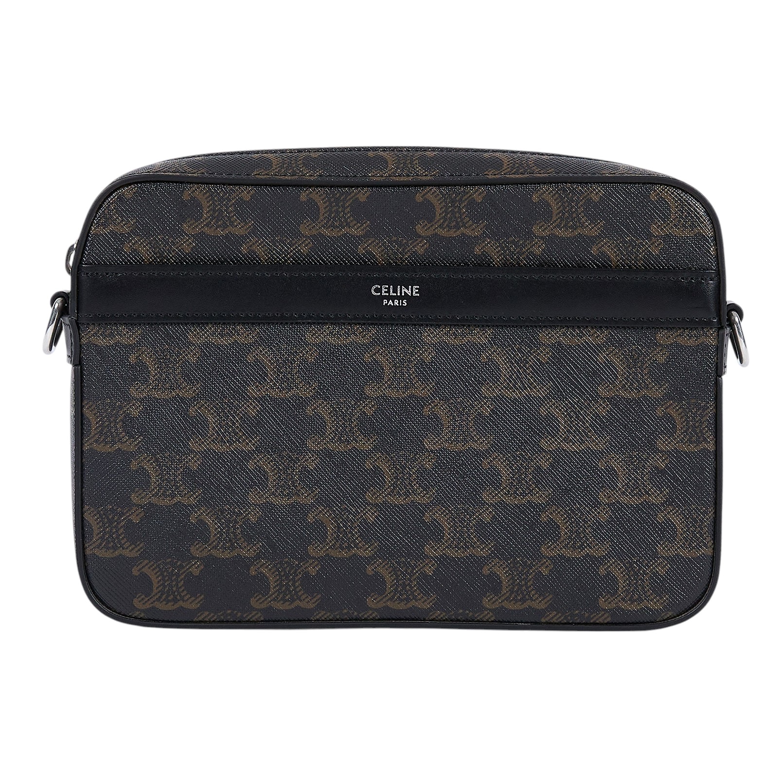 思琳 CELINE 標誌印花 郵差包 小型 113942EVJ 原花相機包 防塵袋/背帶