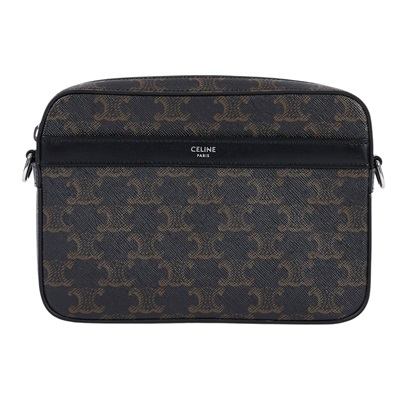 思琳 CELINE 標誌印花 郵差包 小型 113942EVJ 原花相機包 防塵袋/背帶