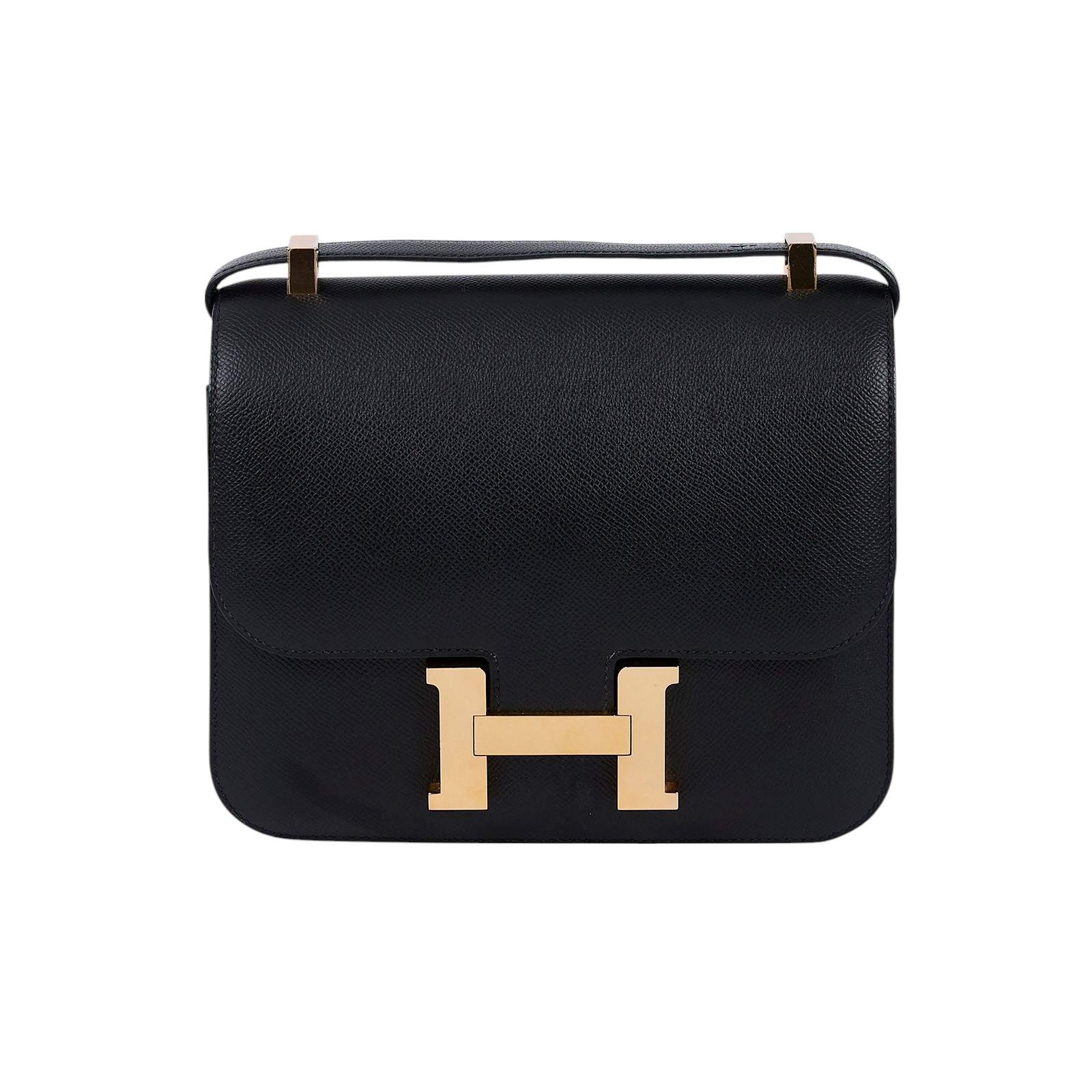 愛馬仕 Hermes Constance Bag 康康包 24 CN24 Y刻 黑金CONSTANCE24 無附屬品