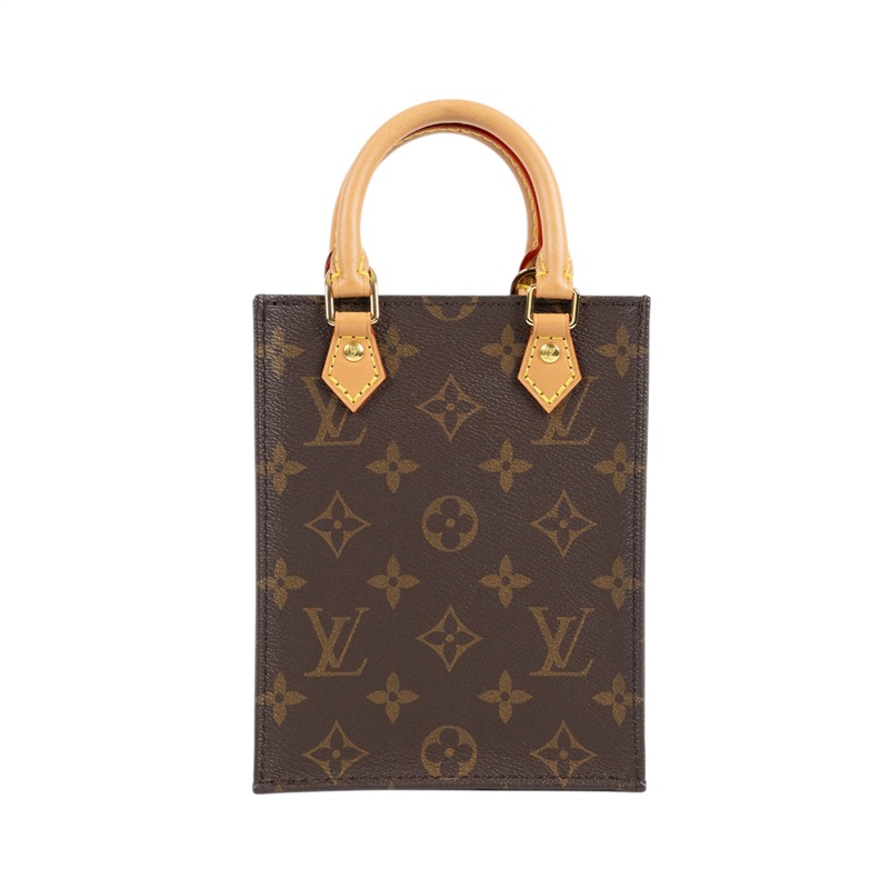 路易威登 LOUIS VUITTON Petit Sac Plat 經典帆布 斜背包 M69442  原廠盒子/防塵袋/背帶