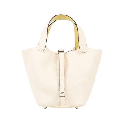 愛馬仕 Hermes Picotin Lock 18 菜籃子包 PT18 Z AM 002 UH Z刻 奶油白PICOTIN18 無附屬品