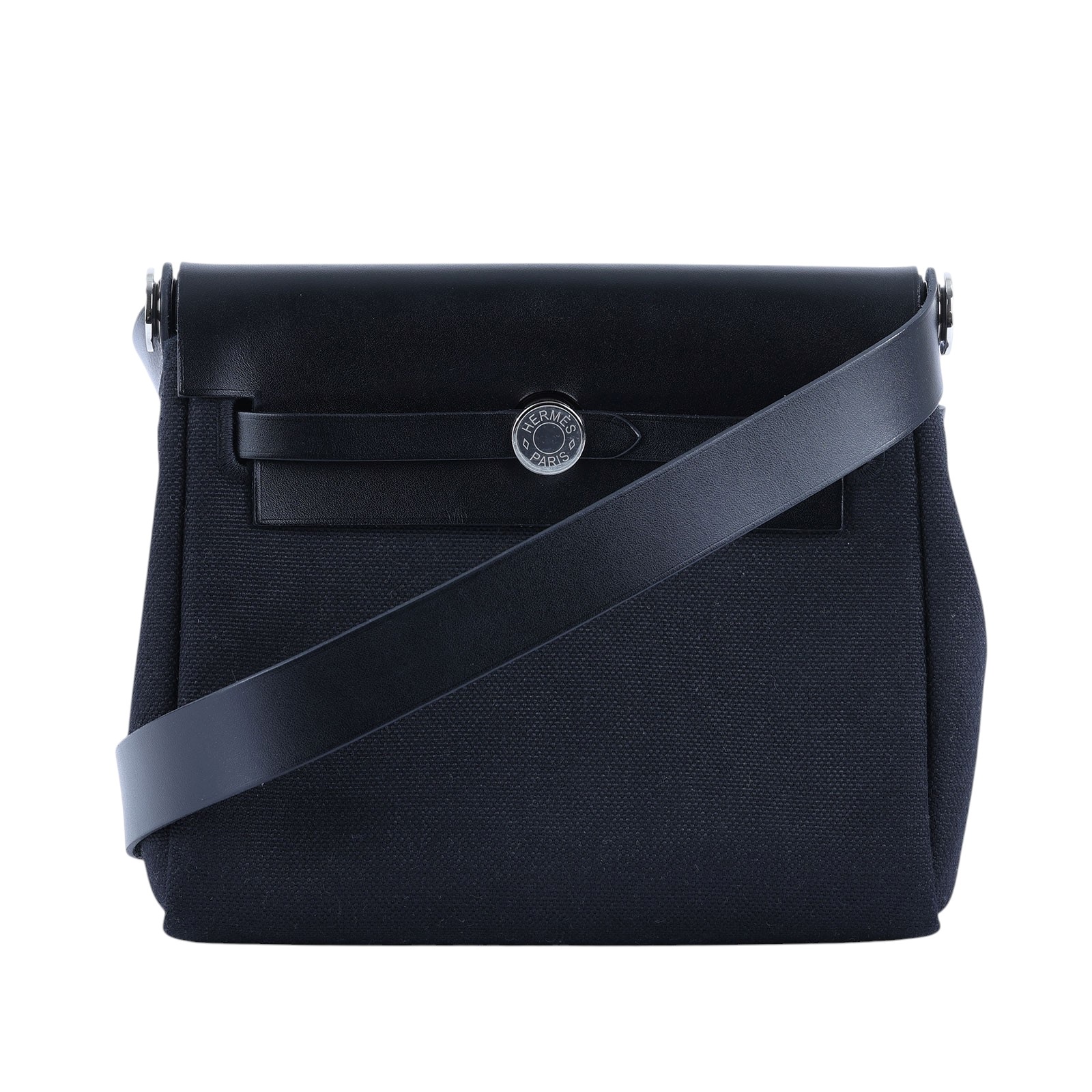 愛馬仕 Hermes Herbag Zip 20 銀色五金 黑色 H086430CKAA /W TS 006 AU  原廠盒子/防塵袋/購買證明