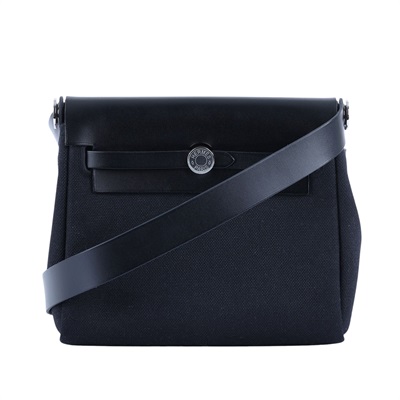 愛馬仕 Hermes Herbag Zip 20 銀色五金 黑色 H086430CKAA /W TS 006 AU  原廠盒子/防塵袋/購買證明