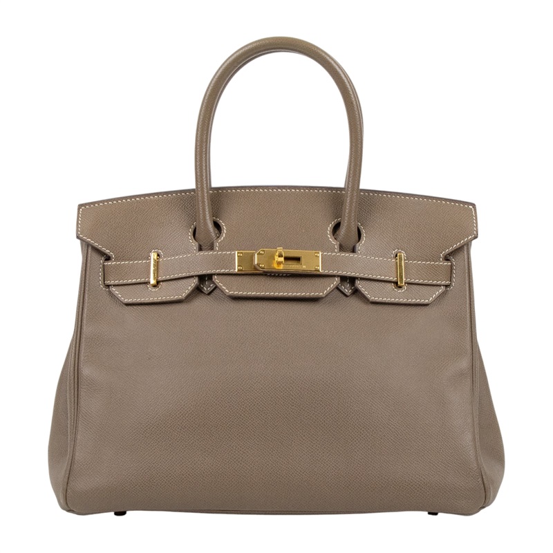 愛馬仕 Hermes Birkin Bag 柏金包 30 BK30 DIS 279 GH D刻 大象灰BIRKIN30 防塵袋/鎖組/雨衣