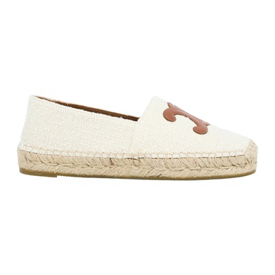 思琳 CELINE Les Espadrilles 漁夫鞋 354432278C_38 米白凱旋門草編鞋#38 原廠盒子/防塵袋