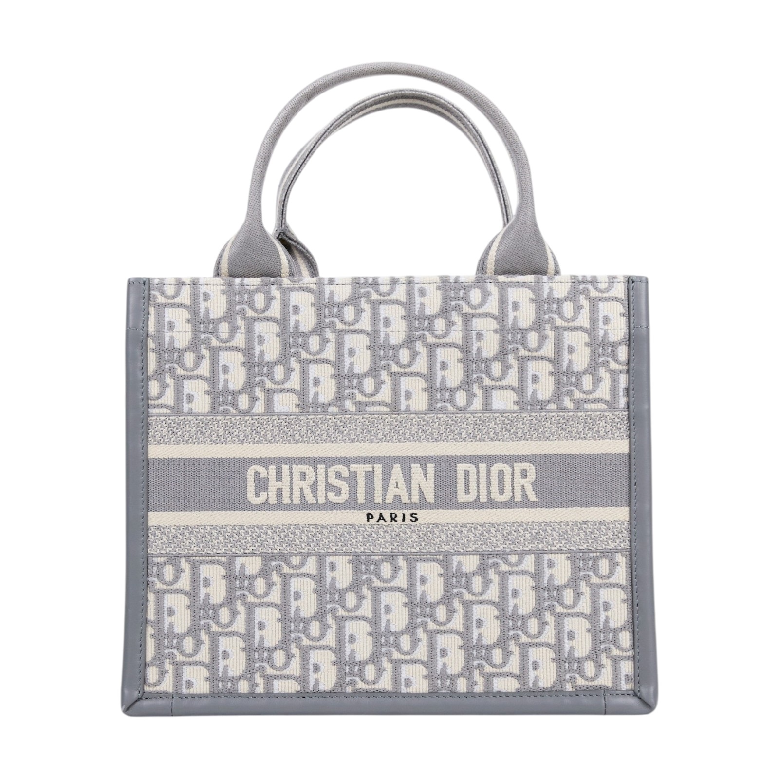 迪奧 CHRISTIAN DIOR Book Tote 中型 托特包 M1324CZBB 灰色新款BOOKTOTE 中號 背帶