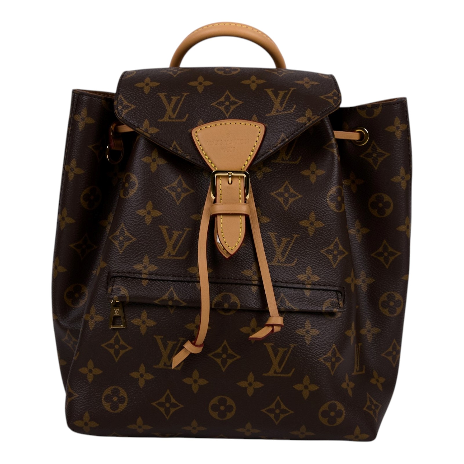 路易威登 LOUIS VUITTON Montsouris PM 後背包 經典帆布 M45501 晶片款  原廠盒子/防塵袋/吊牌