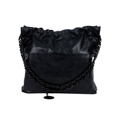 香奈兒 CHANEL 22 小型 束口包 AS3260 晶片款 SO BLACK 22BAG 小號 防塵袋/內袋
